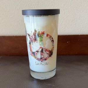 Soy Wax Essential Oils 5.5”H Candle “Love This Life” Inspirational Poem